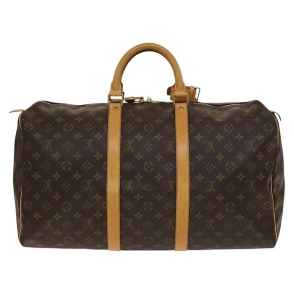 LOUIS VUITTON Monogram Keepall 50 Boston Bag M41426 LV Auth 139165 - Picture 2 of 16